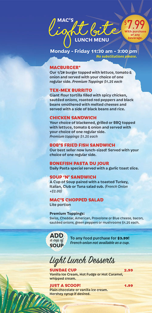 Bonefish Macs Menu Guide: Top Dishes, Prices, and Special Offers