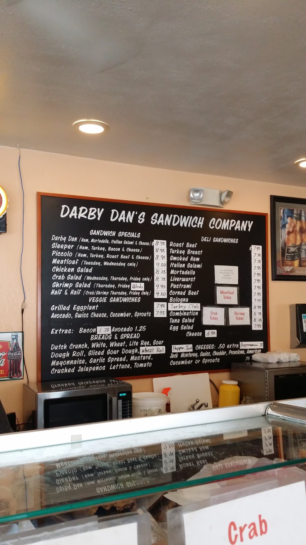 Darby Dans Sandwiches Menu: Delicious Sandwiches and More in South San Francisco