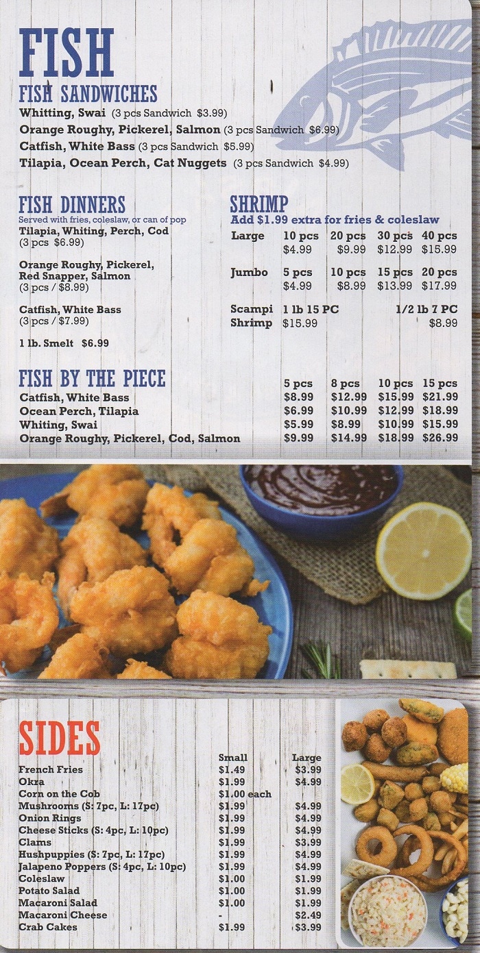 Alaska Fish and Chicken Oak Park Menu - Enjoy Fresh Catfish and More